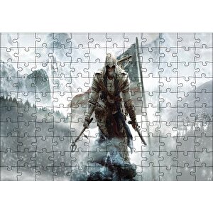 Assassins Creed 3 Karlı Tepeler Puzzle Yapboz Mdf Ahşap 120 Parça