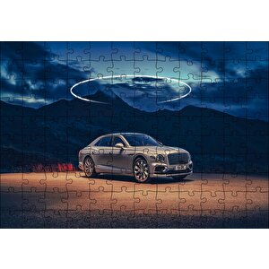 Bentley Ve Karanlık Dağlar Puzzle Yapboz Mdf Ahşap 120 Parça