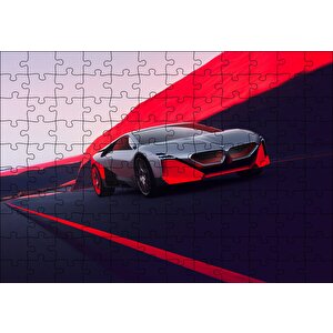 Bmw Vision M Next Hybrid Car Puzzle Yapboz Mdf Ahşap 120 Parça