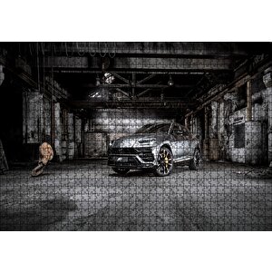 Lamborghini Urus Puzzle Yapboz Mdf Ahşap 1000 Parça