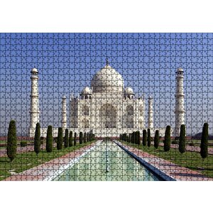 Dünya Mirası Tac Mahal Puzzle Yapboz Mdf Ahşap 1000 Parça
