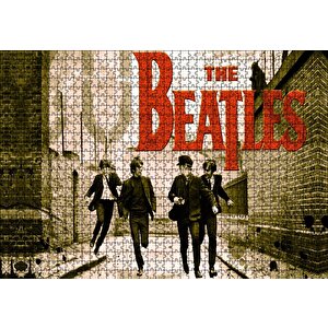 The Beatles Afiş Puzzle Yapboz Mdf Ahşap 1000 Parça