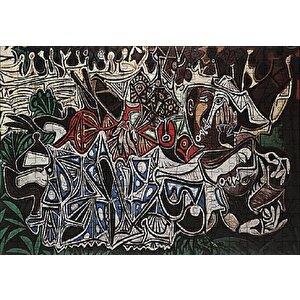 Cakapuzzle  Young Ladies On The Banks Of The Seine, 1950 By Picasso Puzzle Yapboz Mdf Ahşap