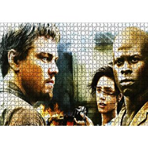 Kanlı Elmas Film Afişi Puzzle Yapboz Mdf Ahşap 1000 Parça