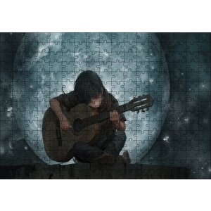 Dolunay Çocuk Klasik Gitar Puzzle Yapboz Mdf Ahşap 255 Parça