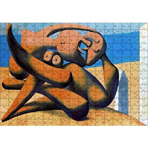 Figure At The Seaside, 1931 By Pablo Picasso Puzzle Yapboz Mdf Ahşap 255 Parça