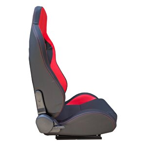 Spor Koltuk Deri Siyah Sarı Oto Yarış Koltuğu 1 Takım 2 Adet