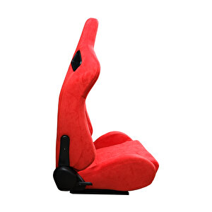 Spor Koltuk Recaro Model Alcantara Kırmızı 1 Takım 2 Adet
