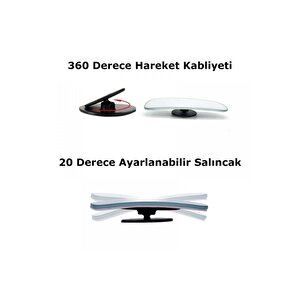 Oto Araba Dikdörtgen Kör Nokta Aynası Dikiz Aynası Fr 055