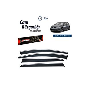 Vw Golf 7 2013- Sonrası Krom Cam Rüzgarlık Sunplex