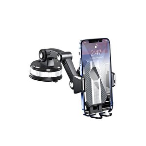 Araç Telefon Tutucu Universal 360 Derece Vantuzlu Çok Fonksiyonlu Fr-171