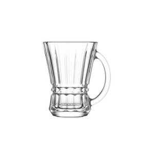 Venüs Kulplu Çay Bardak - 6 Lı Kulplu Çay Bardağı Cam Fincan