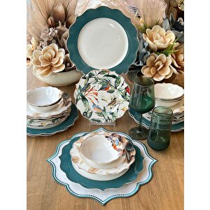Pink&more Yemek Takımı Green Amazon 24 Parça 6 Kişilik