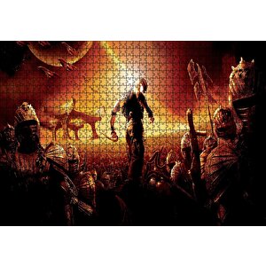 The Chronicles Of Riddick 2004 Görsel Puzzle Yapboz Mdf Ahşap 1000 Parça