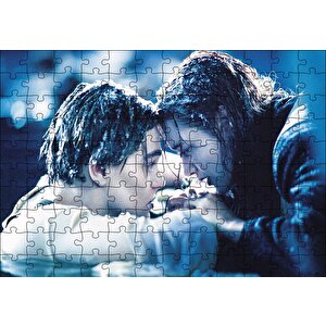 Titanic Jack Ve Rose Veda Puzzle Yapboz Mdf Ahşap 120 Parça