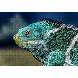 Dev Kertenkele Puzzle Yapboz Mdf Ahşap 500 Parça