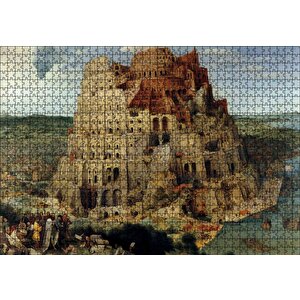 Babil Kulesi Puzzle Yapboz Mdf Ahşap 1000 Parça