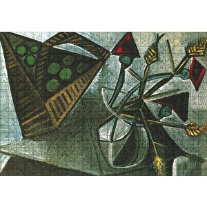 Still Life Bascket Of Fruit1942 By Pablo Picasso Puzzle Yapboz Mdf Ahşap 500 Parça