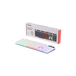 Tori̇ma Tk-03 Kablolu Gaming Klavye Beyaz
