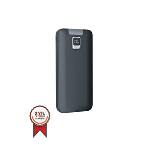 Torima Trm-1013 22.5w Hızlı Şarj Özellikli Dijital Şarj Göstergeli 10.000 Mah Powerbank Siyah