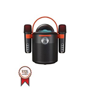 Torima Y-11 Mikrofonlu Kumandalı Rgb Ledli Taşınabilir Bluetooth Hoparlör Siyah