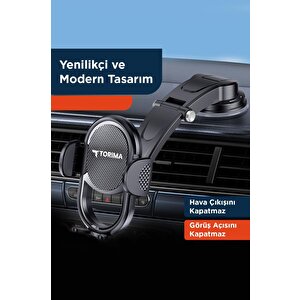 Torima Siyah Jx-039 Car Holder Araç Içi Telefon Tutucu