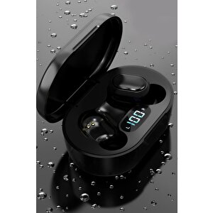 E7s Bluetooth Kulaklık Extra Bass Hd Ses Çift Mikrofon Universal Kablosuz Kulaklık Siyah