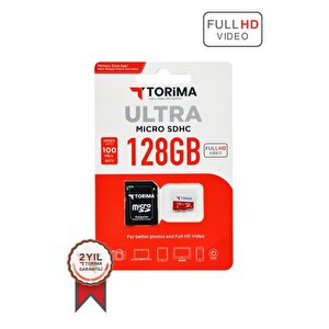Torima Siyah Kırmızı Ultra Micro Sdhc 128 Gb Hafıza Kartı