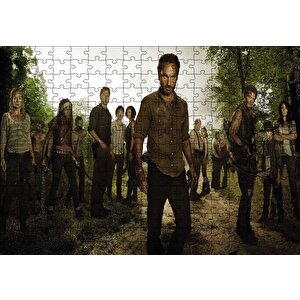 Cakapuzzle  The Walking Dead Karakterler Puzzle Yapboz Mdf Ahşap