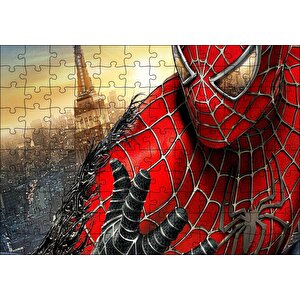 Spider Man Venom İstilası Puzzle Yapboz Mdf Ahşap 120 Parça