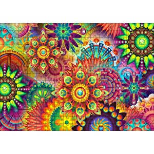 Cakapuzzle  Sanrılar Dünyasında Şekiller Puzzle Yapboz Mdf Ahşap