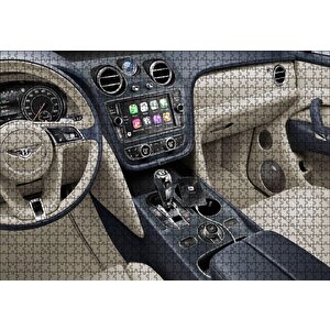 Bentley Bentayga Phev Kokpit Puzzle Yapboz Mdf Ahşap 1000 Parça