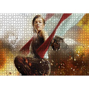 Alice Resident Evil 2020 Oyunu Puzzle Yapboz Mdf Ahşap 1000 Parça