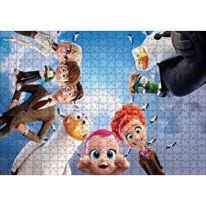Leylekler Animasyon Filmi Karekterleri Puzzle Yapboz Mdf Ahşap 500 Parça