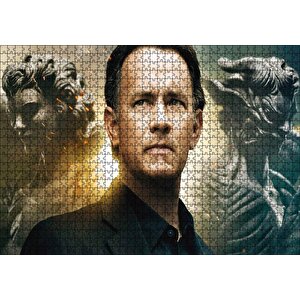 Tom Hanks Melekler Ve Şeytanlar Film Puzzle Yapboz Mdf Ahşap 1000 Parça