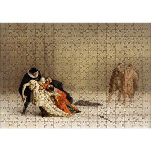 Düello Sonrası Mağlup Taraf Puzzle Yapboz Mdf Ahşap 255 Parça