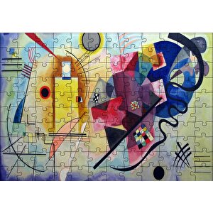 Soyut Resim Wassily Kandinsky Puzzle Yapboz Mdf Ahşap 120 Parça