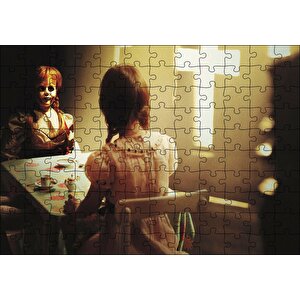 Annabelle 2 Korku Karakteri Puzzle Yapboz Mdf Ahşap 120 Parça