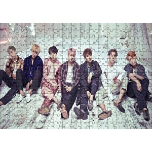 Bts Koreli Gençler Yatak Odası Konsepti Puzzle Yapboz Mdf Ahşap 255 Parça