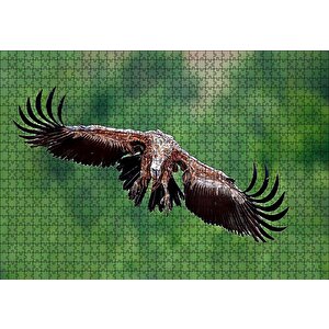 Süzülen Dev Akbaba Puzzle Yapboz Mdf Ahşap 1000 Parça
