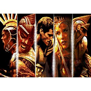 Ölümsüzler Film Afişi Puzzle Yapboz Mdf Ahşap 500 Parça