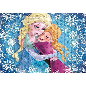Sonsuza Kadar Elsa Ve Anna Kız Kardeşler Görseli Puzzle Yapboz Mdf Ahşap 120 Parça
