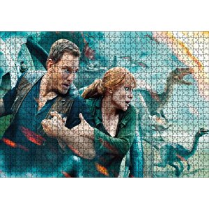 Jurassic World Kayıp Krallık Puzzle Yapboz Mdf Ahşap 1000 Parça