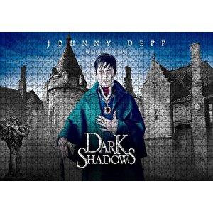 Barnabas Collins Johnny Depp Puzzle Yapboz Mdf Ahşap 1000 Parça