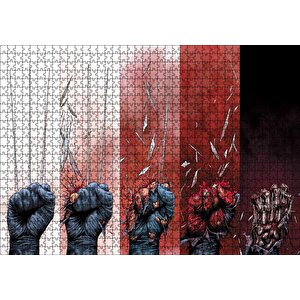 Wolverine Ölümü Çizgi Roman Kapağı Görseli Puzzle Yapboz Mdf Ahşap 1000 Parça