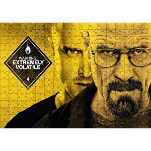 Breaking Bad Dikkat Yüksek Derecede Uçucu Puzzle Yapboz Mdf Ahşap 255 Parça