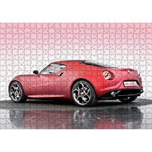 Alfa Romeo 4c Concept Arabası Görseli Puzzle Yapboz Mdf Ahşap 500 Parça