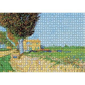 Vincent Van Gogh Lane Near Arles Puzzle Yapboz Mdf Ahşap 1000 Parça