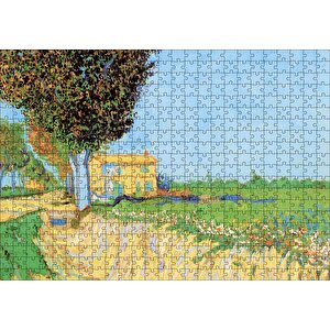 Vincent Van Gogh Lane Near Arles Puzzle Yapboz Mdf Ahşap 500 Parça