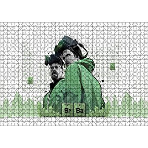 Breaking Bad Jesse Kimya Cetveli Görseli Puzzle Yapboz Mdf Ahşap 1000 Parça